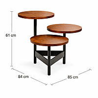 Agra Quirky Three Top Side Coffee Table