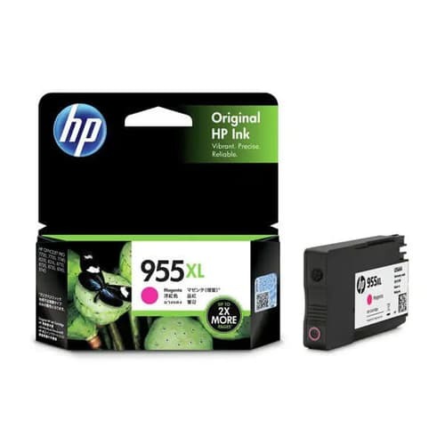 HP 955XL Magenta Ink Cartridge – Original High-Capacity Pigment Ink | 1600 Pages