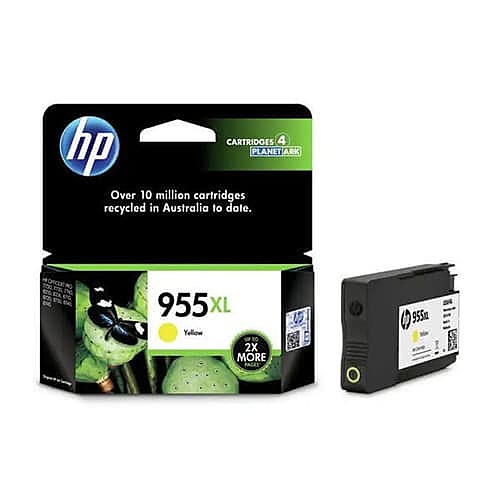 HP 955XL Yellow Ink Cartridge – Original High-Capacity Pigment Ink | 1600 Pages