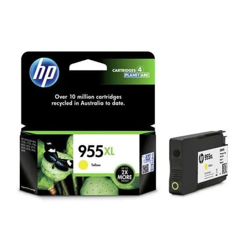 HP 955XL Yellow Ink Cartridge – Original High-Capacity Pigment Ink | 1600 Pages