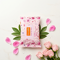 TULIP FACIAL WET TISSUE PAPER 25 WIPIES