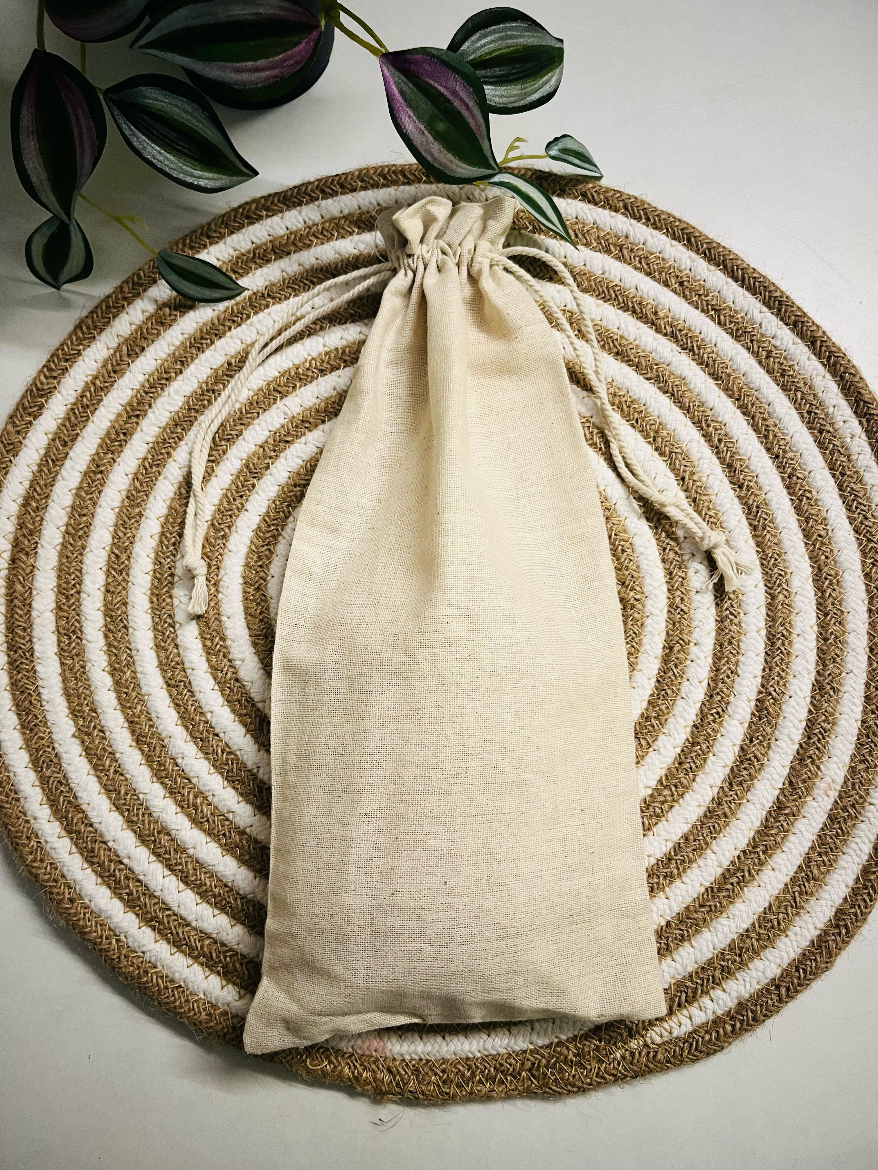 Adult Paddle Brush -With Reusable Cotton Pouch Pack of 1