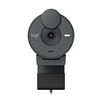 Logitech Brio 300 FHD Webcam – 1080p  Privacy Shutter  USB-C  Graphite