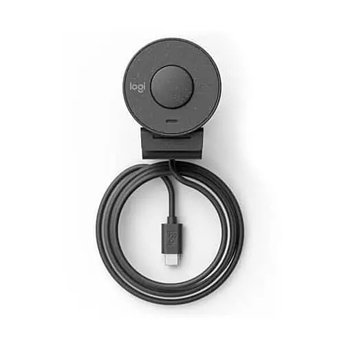 Logitech Brio 300 FHD Webcam – 1080p Privacy Shutter USB-C Graphite