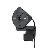 Logitech Brio 300 FHD Webcam – 1080p  Privacy Shutter  USB-C  Graphite