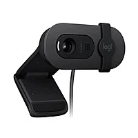 Logitech Brio 100 Full HD Webcam – 1080p Fixed Focus USB Webcam Graphite
