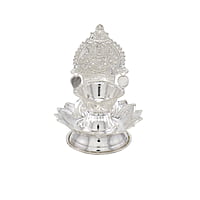 Silver Lotus Kamatchi Diya