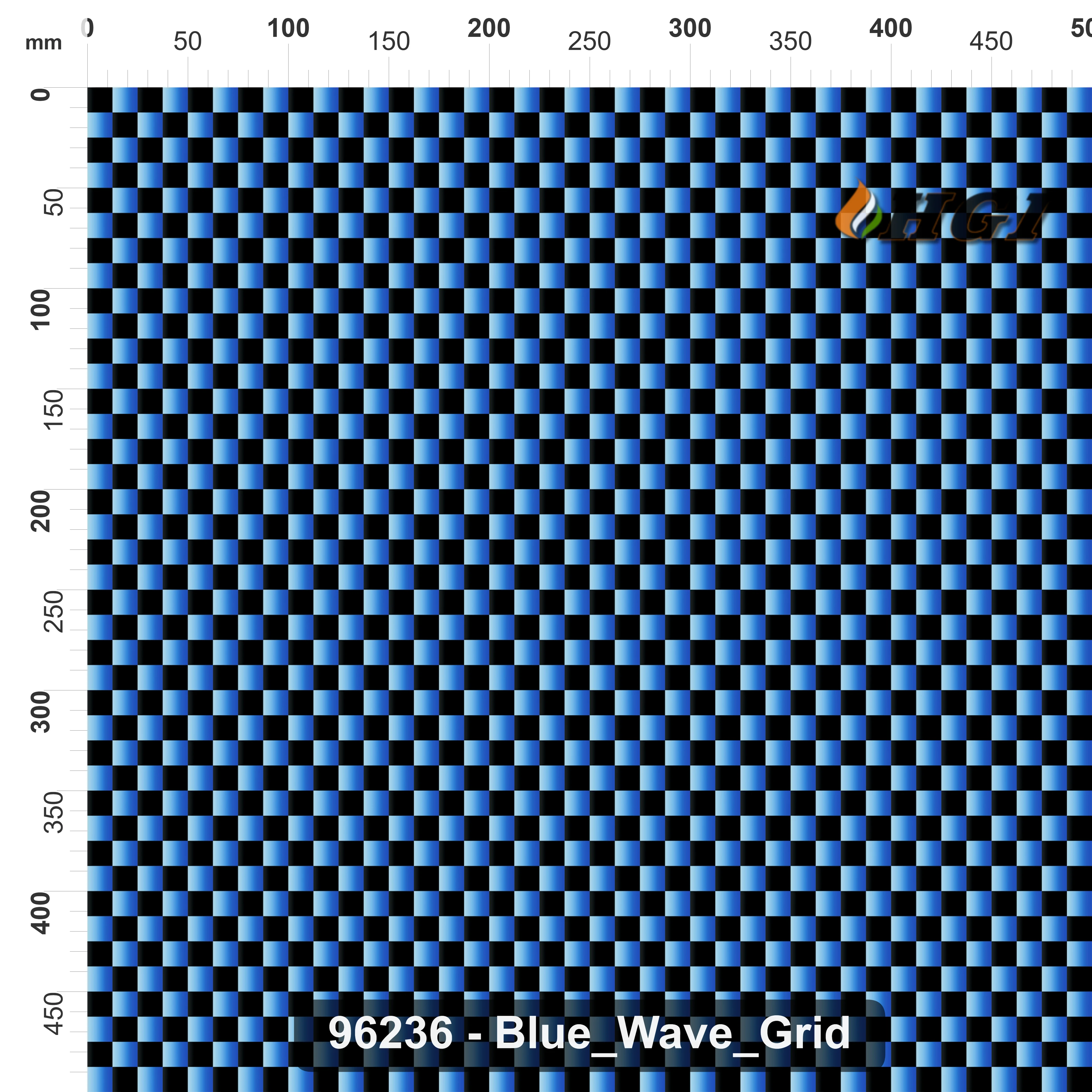 96236 Blue Wave Grid 96236 Blue Wave Grid