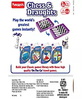 Funskool Travel Chess And Draught Board Game - Mulricolor
