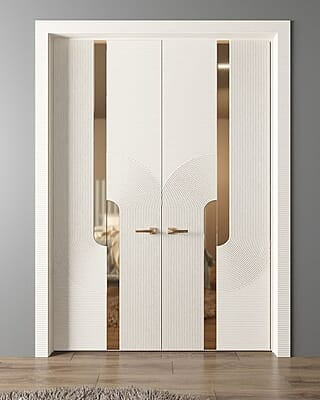 Modern Elegance 3D HDHMR Double Door Modern Elegance 3D HDHMR Double Door