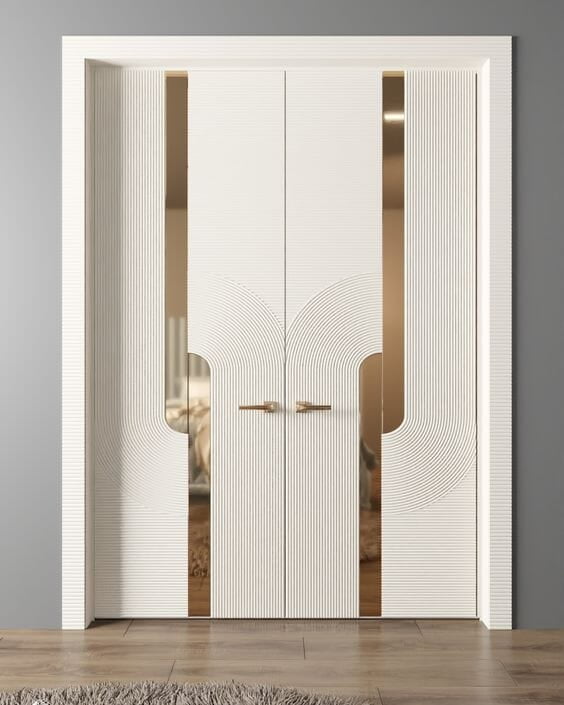 Modern Elegance 3D HDHMR Double Door