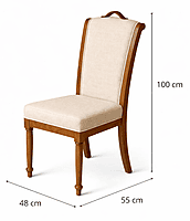 Genesis Dining Chair with Leather Handle