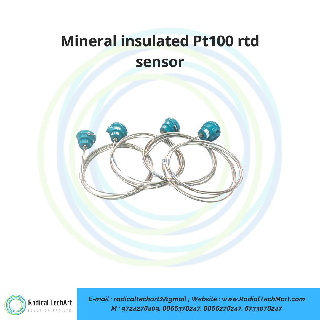 Mineral insulated Pt100 rtd sensor