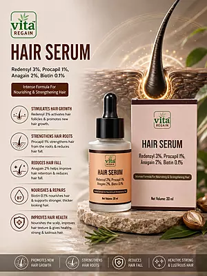 Vita Regain Advanced Hair Growth Serum | Redensyl, Procapil & Anagain Complex