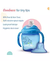 LuvLap Hippo Sipper - Blue
