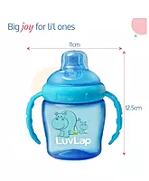 LuvLap Hippo Sipper - Blue