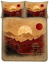 Yellow 7D Digital Print Bedsheet Soft, Stylish & Premium Quality Bed Sheet King-225 x 250 CM)