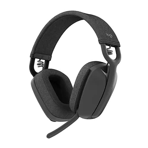 Logitech Zone Vibe 100 Graphite Wireless Headset – 40mm Drivers | Noise Cancellation