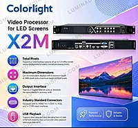 Colorlight X2m 1U 2-port LED video processor with HDMI DVI VGA CVBS and USB – Lumina