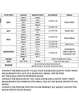 LCD Display Digital Multi-meter Digital Multimeter (Yellow Color)