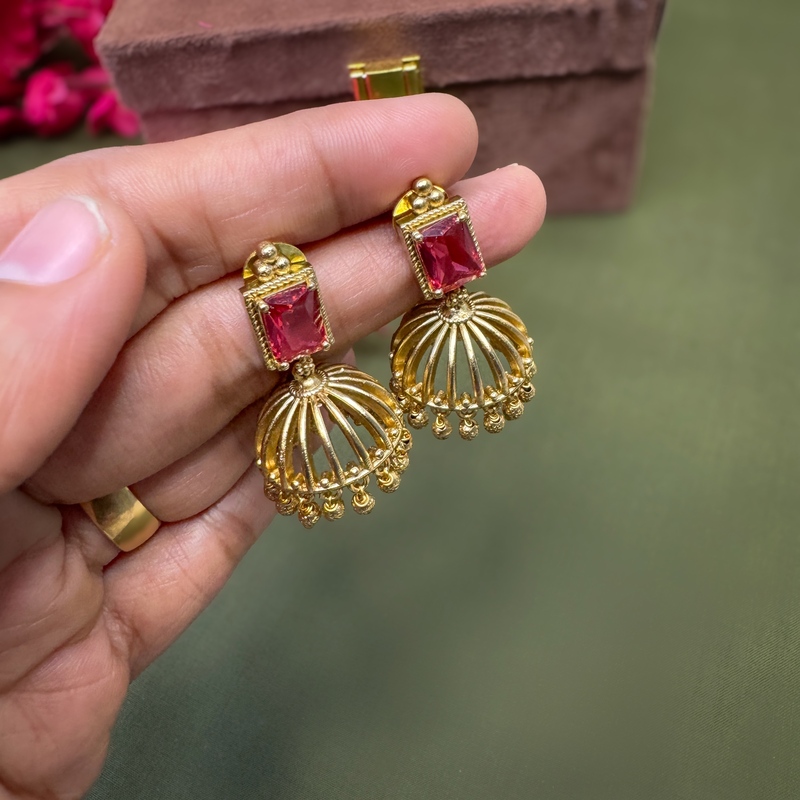 Parrot Jhumka