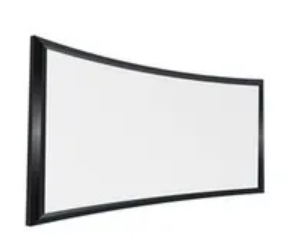 Eurros 110" Micro Acoustic Woven 4K Curved Fixed Frame Screen