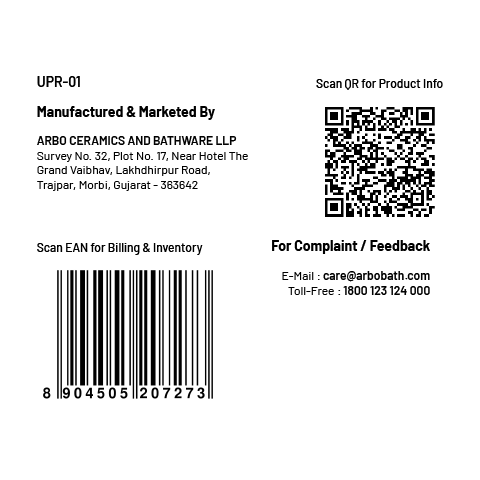 UPR-01 Exposed Part Kit Of Forged Metropole WC Flush Valve With Fitting Sleeve With Operating Lever, Round Wall Flange & Cartridge (Silver)