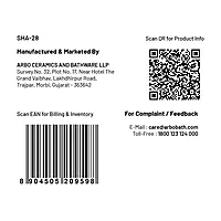 SHA-28 Round Shape 18" Inch Long With 90° Bend  Wall Mounted Shower Arm With Wall Flange