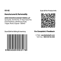 OS-02 Square 6" x 6" Inch Maze Overhead Shower