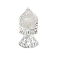 Silver Astalakshmi Diya