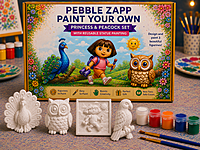Reusable Dora Keepsake Plate & Birds DIY Painting Kit – Paint Your Own Keepsake Collection