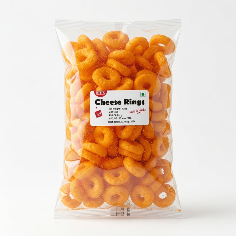 KOTS CHEESE RINGS 100GM