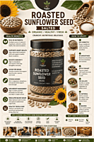 Sunflower Seeds Roasted & Salted | Healthyx Zone