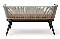 Braced Two Seater Outdoor Bench