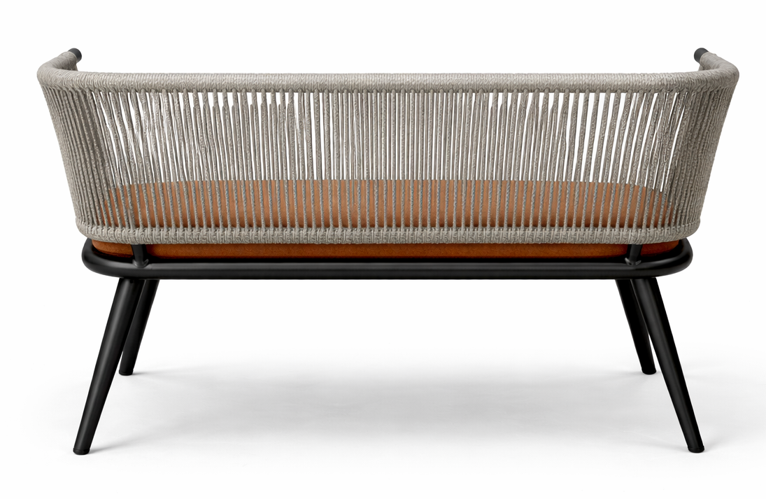 Braced Two Seater Outdoor Bench