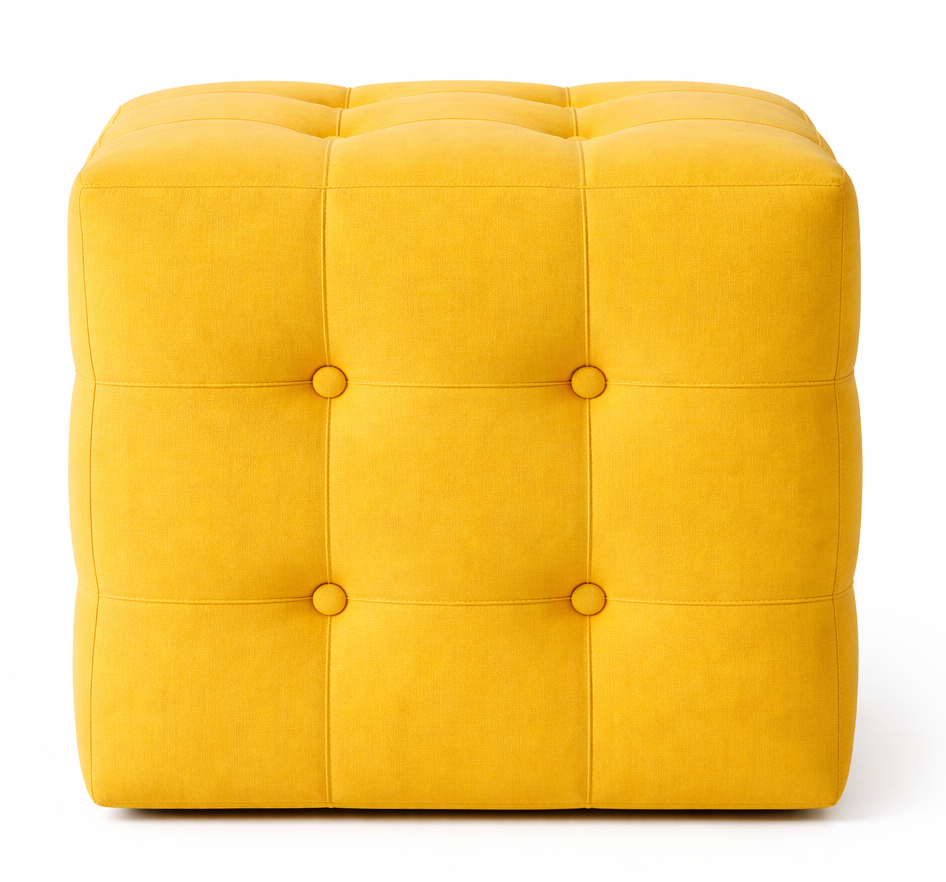 Celine Cube Upholstered Cube