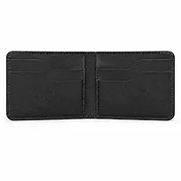 The Onyx Fold Genuine Leather Bifold Wallet – Classic Matte Black