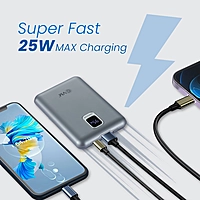 EVM P0407 EnNano Pro 10 Power Bank 10,000mAh - Silver