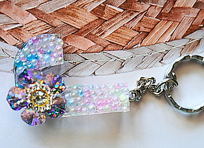 'J'QUEEN LETTER KEYCHAIN 'J'QUEEN LETTER KEYCHAIN