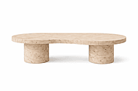 Melena Premium Travertine Marble Coffee Table