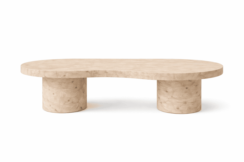 Melena Premium Travertine Marble Coffee Table