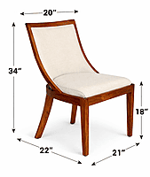Powell Fine Dining Solidwood Chair