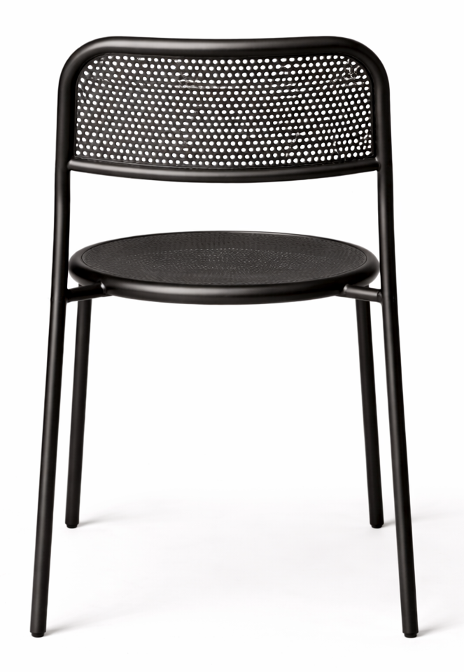 Club Perforated Cafe Dining Chair