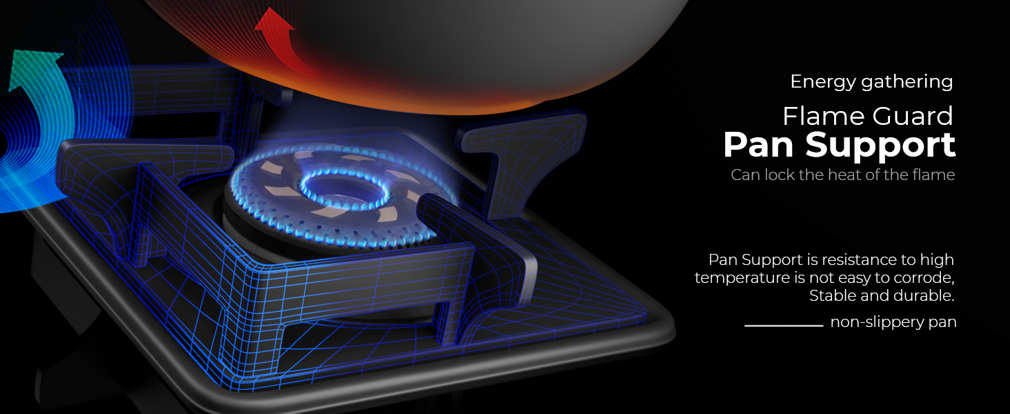 3 Burner Glass Hob Top Cooktop Manual Ignition