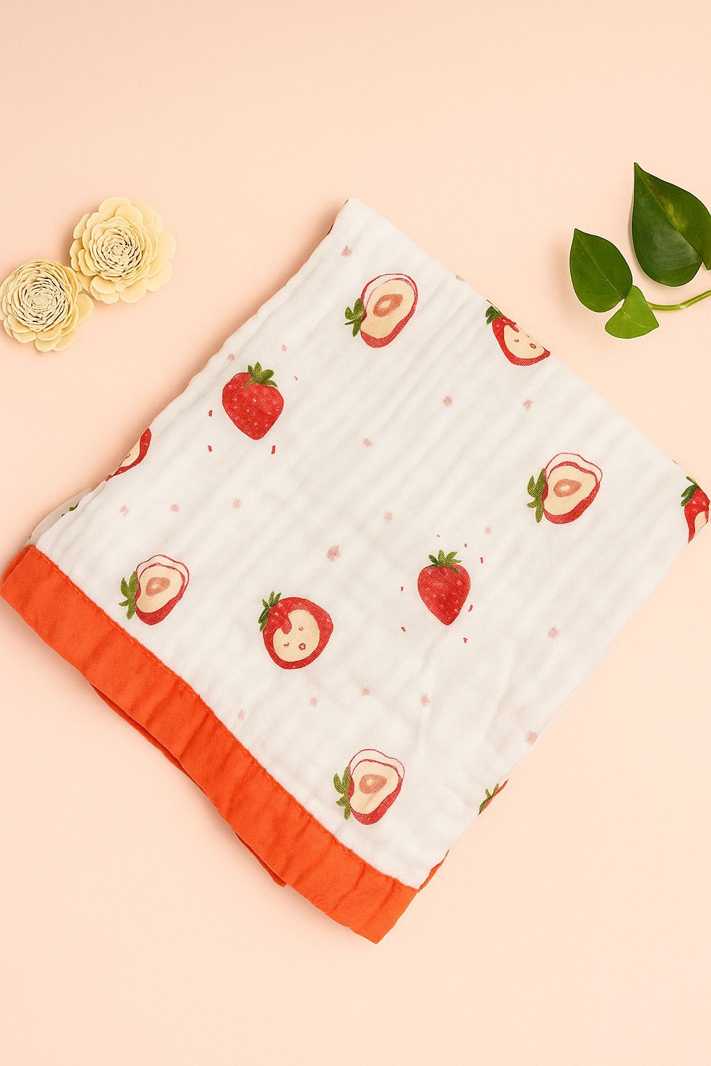 6-Layer Muslin Cotton Bath Towel – Soft & Absorbent – 60 x 120 cm – Assorted Designs