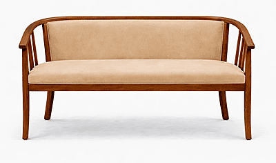 Camroon Two Seater Restaurant Bench