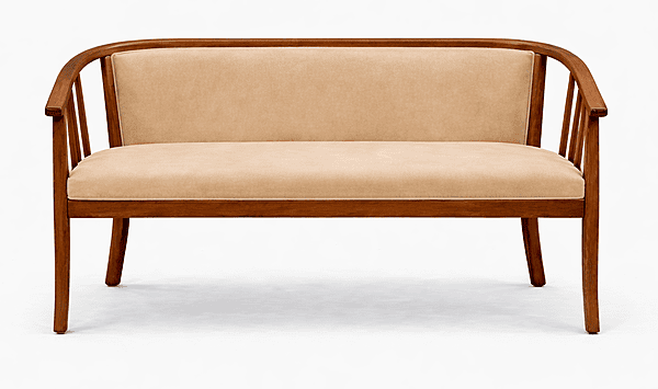 Camroon Two Seater Restaurant Bench