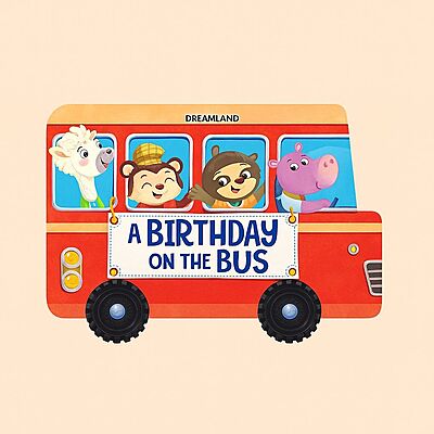 Birthday on the Bus – Fun Wheel Board Book Birthday on the Bus – Fun Wheel Board Book