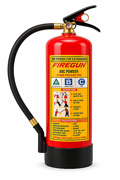 4 Kg Clean Agent Fire Extinguisher