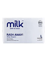 Milk Organic Baby Diaper - Medium - 9to 17kg - Tape/ Velcro